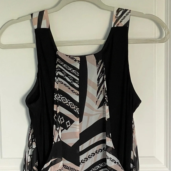 Joseph Ribkoff Semi-Sheer Faux Wrap Printed Dress - 29499 - Picture 11 of 16